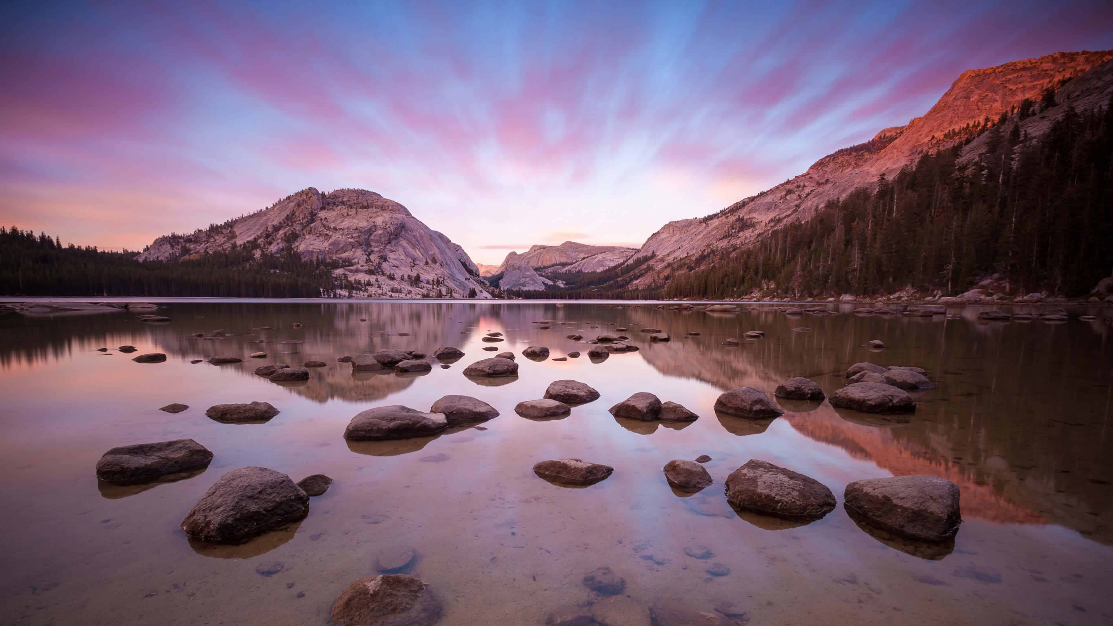 3840x2160 Lake In Yosemite National Park, California UHD 4K Wallpaper