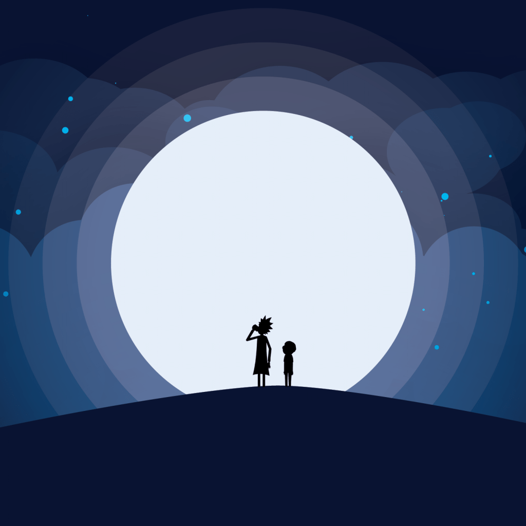 1024x1024 Rick and Morty Wallpaper 16 X 1440