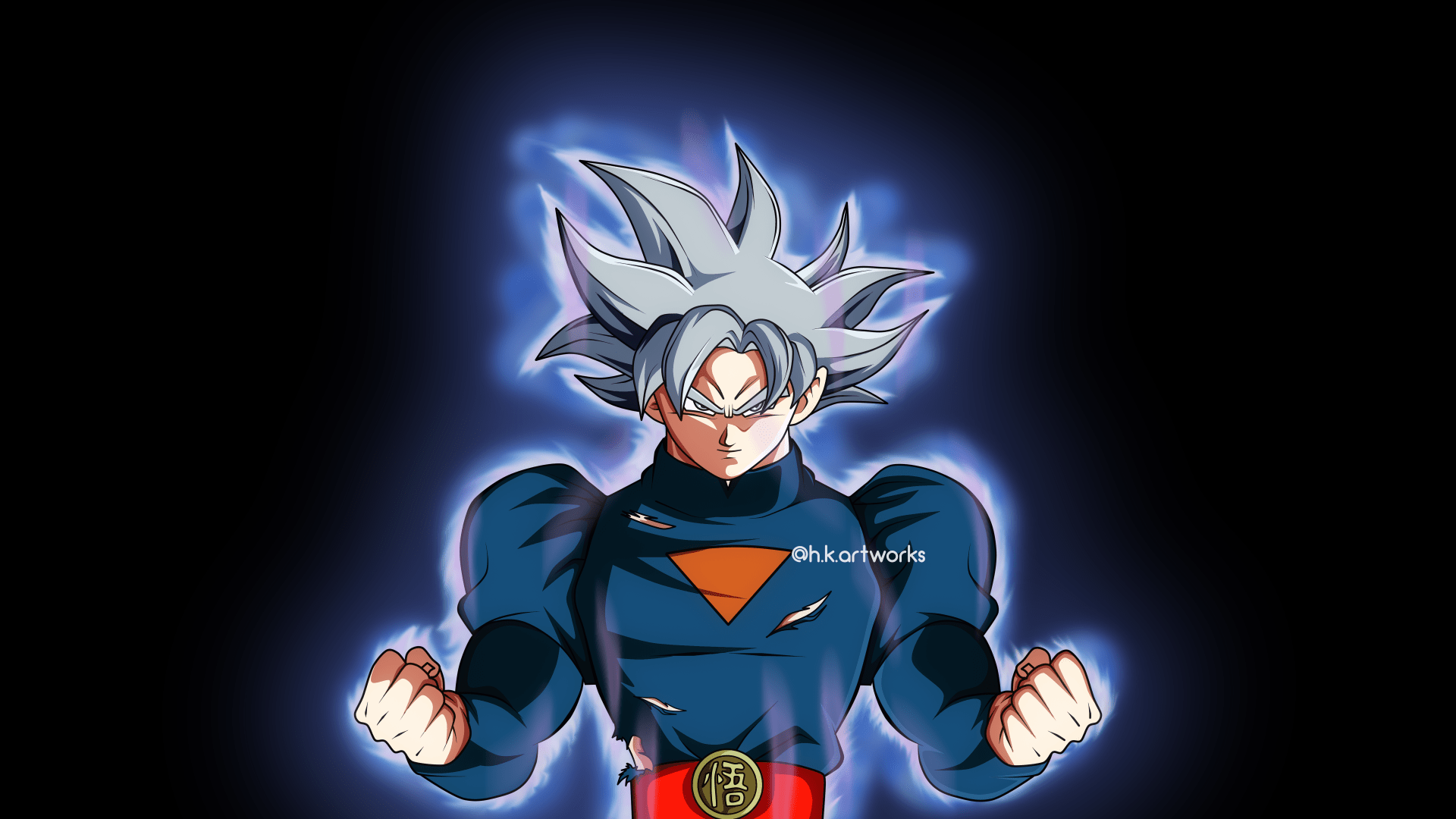 Download wallpaper 2248x2248 son goku, dragon ball super, ultra