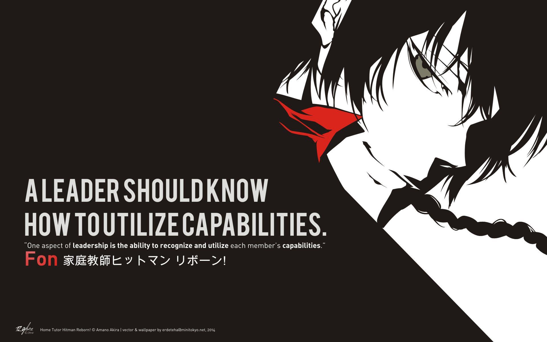 1920x1200 Katekyo Hitman Reborn! Wallpaper: Leader Should Know How to