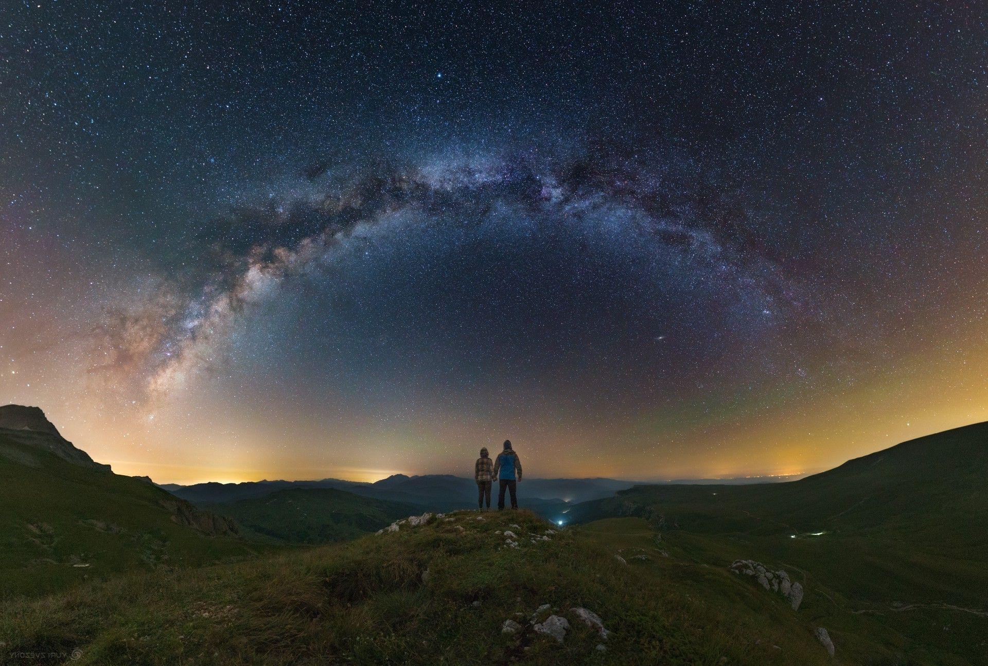 1920x1295 night, Nature, Sky, Galaxy, Stars .