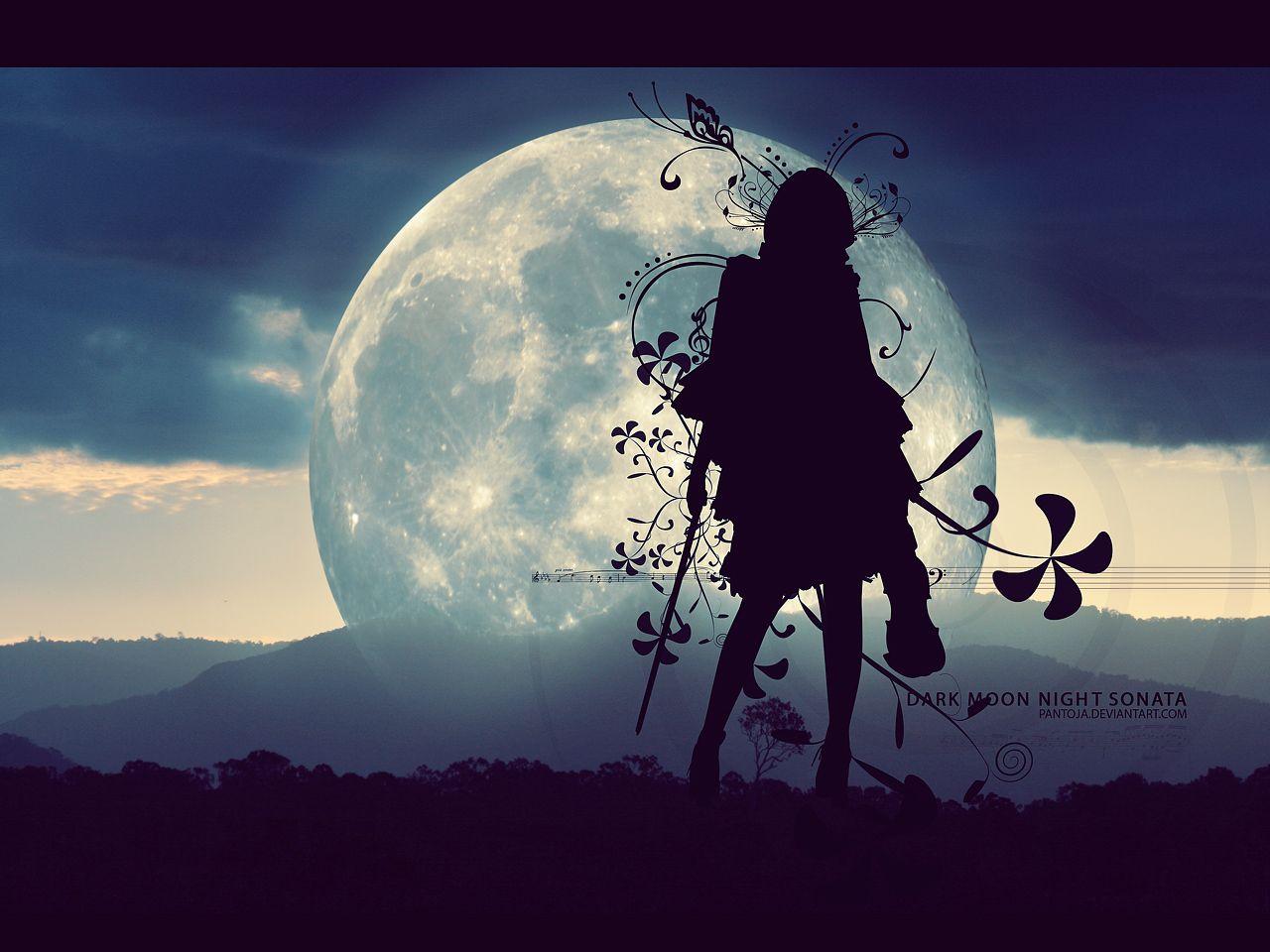 1280x960 Love Quotes Image: Moon Wallpaper Moonlight Love Desktops