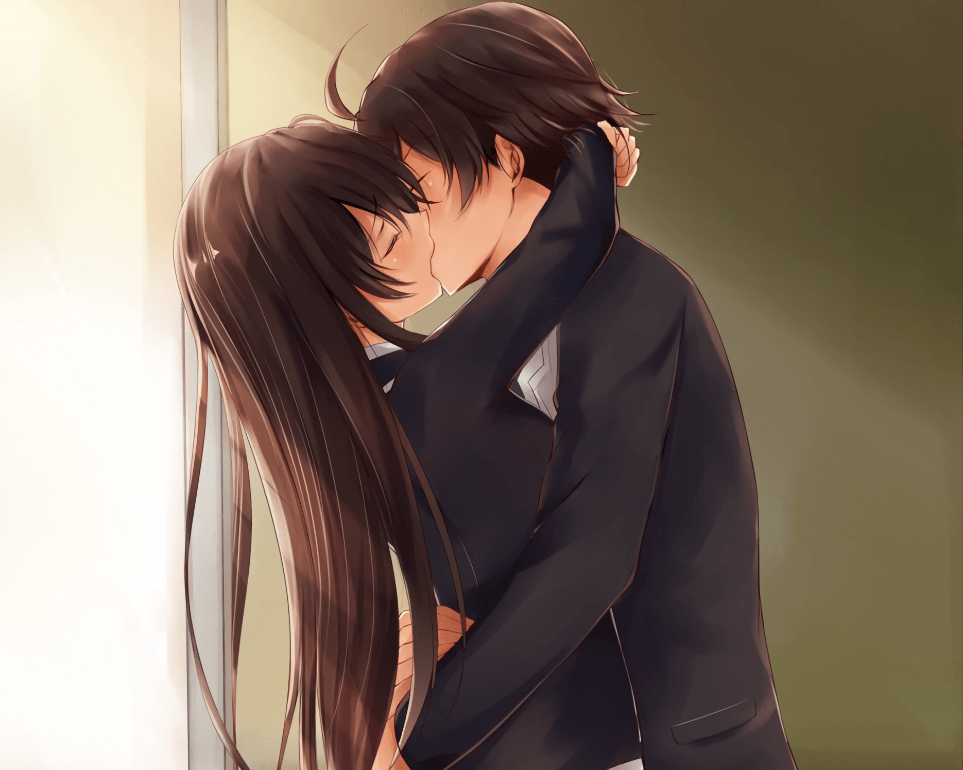 Kissing Anime Wallpapers - Top Free Kissing Anime Backgrounds -  WallpaperAccess