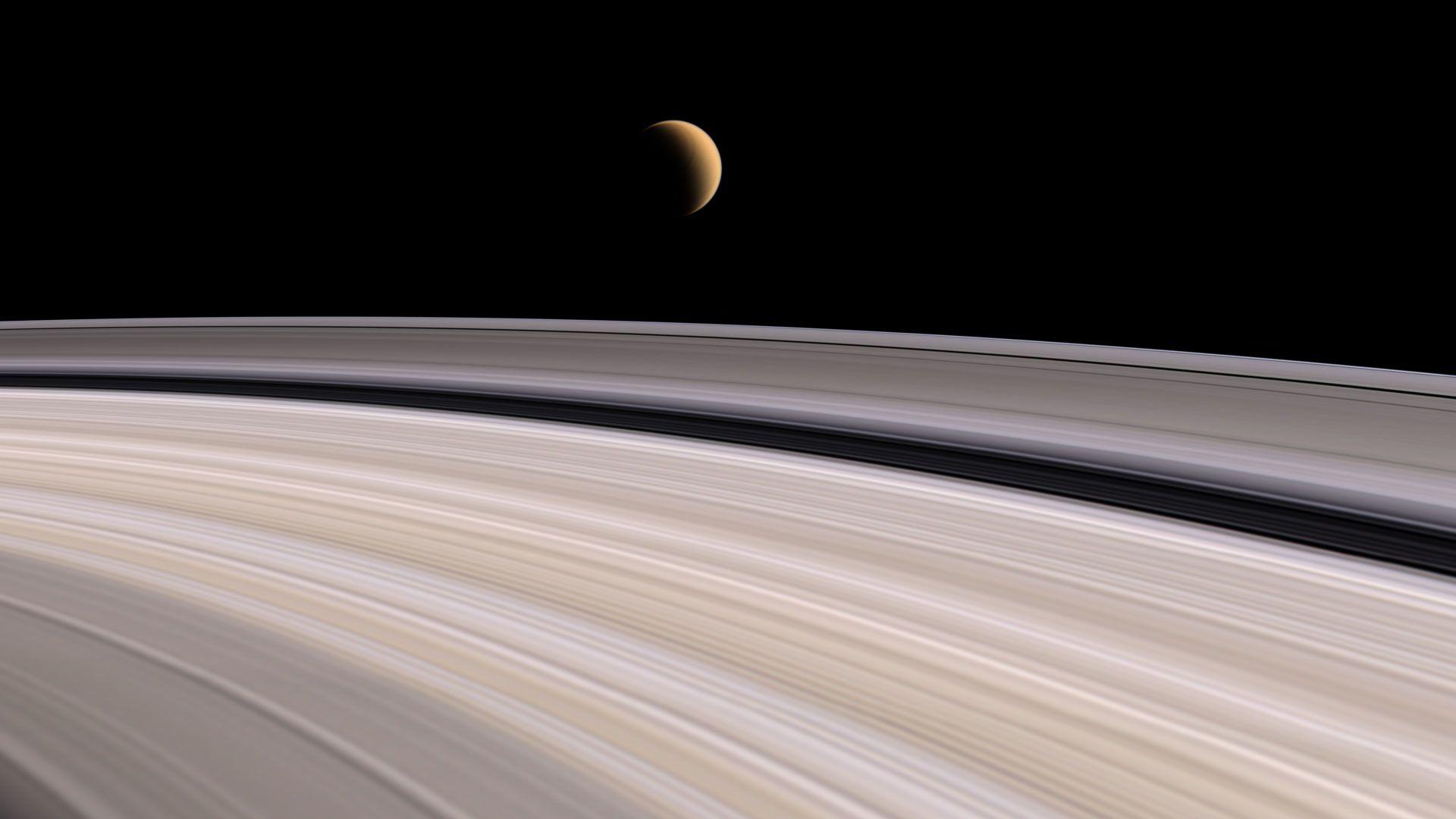 1920x1080 HD Saturn Planet Wallpaper