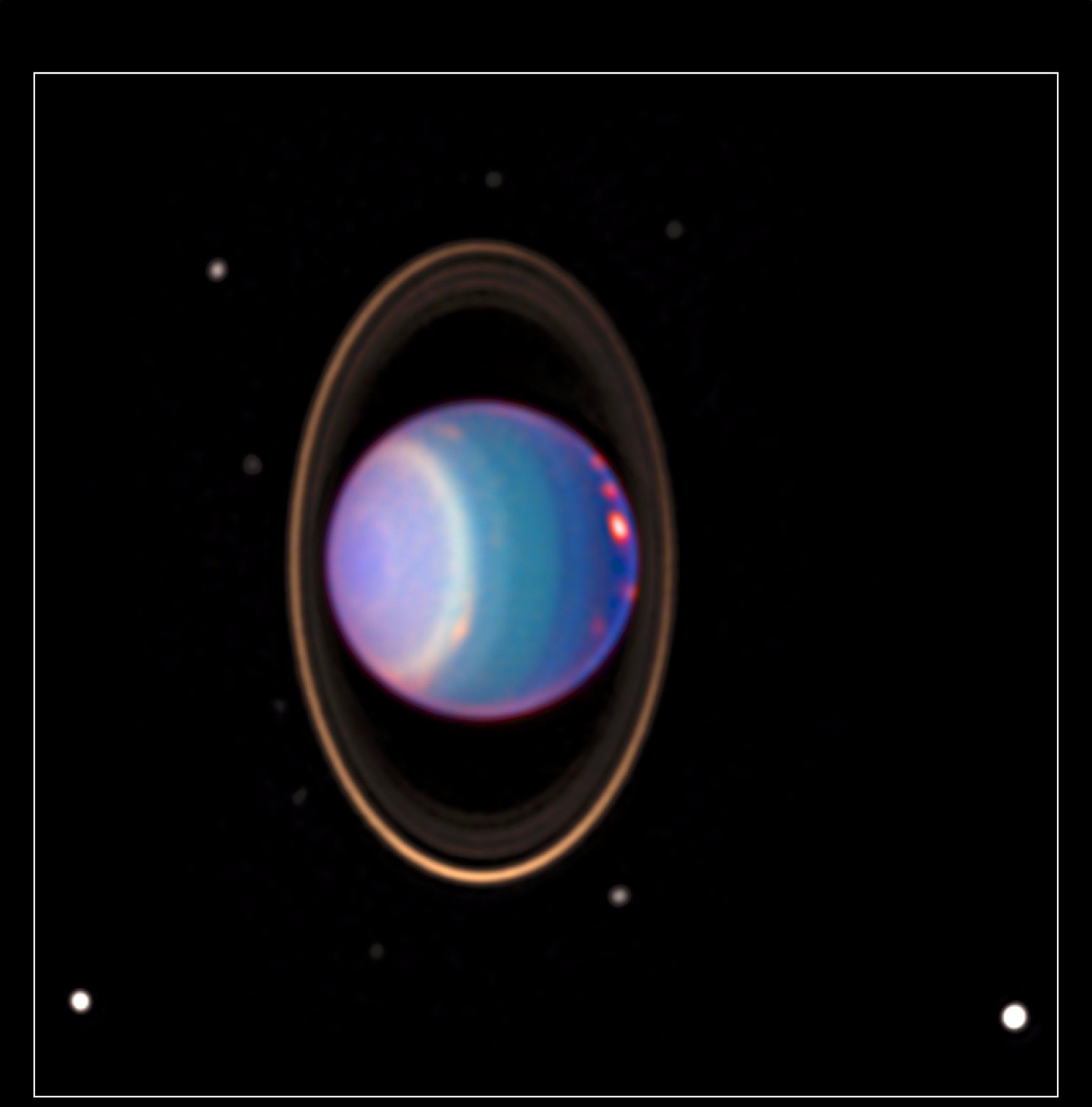 2400x2433 image of Uranus and All Available Satellites