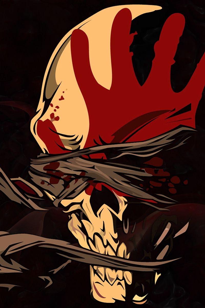 800x1200 Wallpaper 5 Finger Death Punch, Logo, Skull, Picture