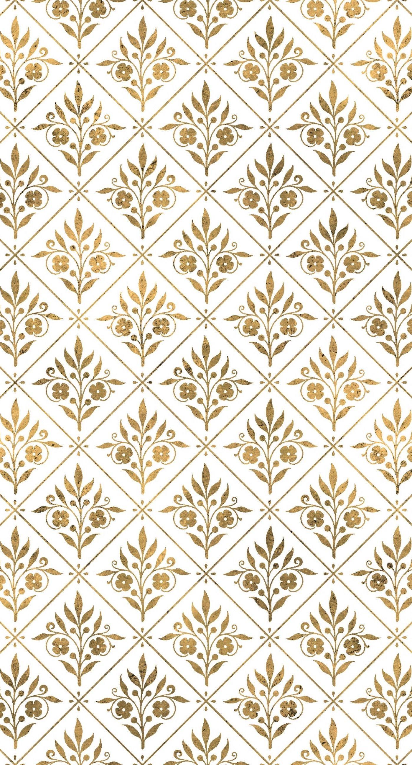 1398x2592 Illustrations pattern gold plant. wallpaper.sc iPhone7Plus