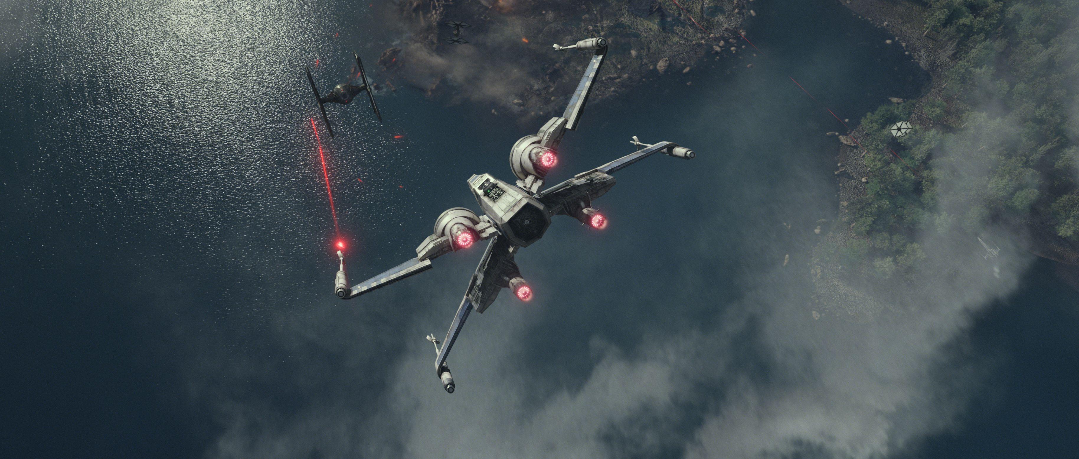 3656x1556 Force Awakens X Wing Wallpaper on MarkInternational.info
