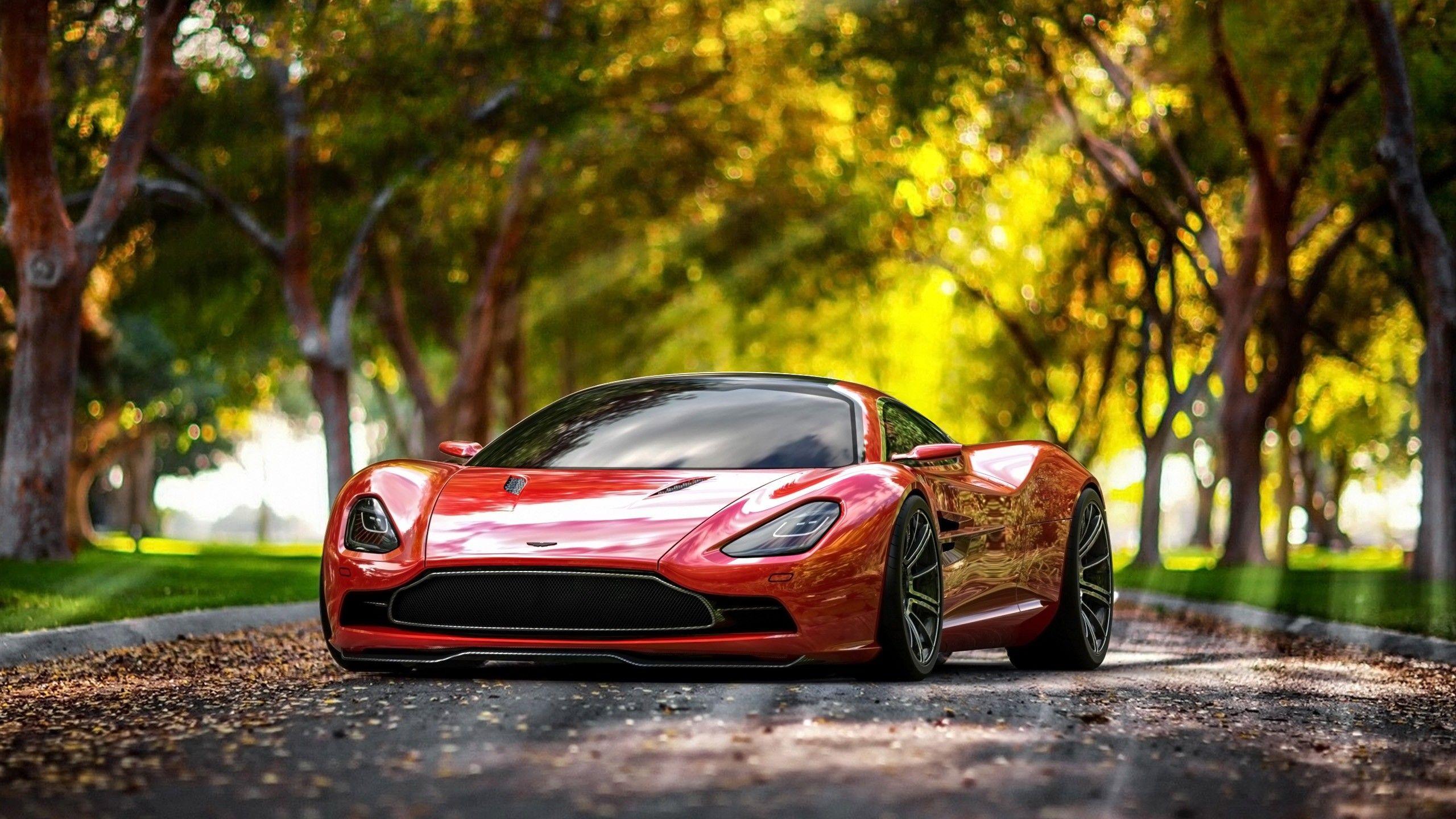 2560x1440 Hình nền Aston Martin DBC, 4k, Hình nền HD, Siêu xe