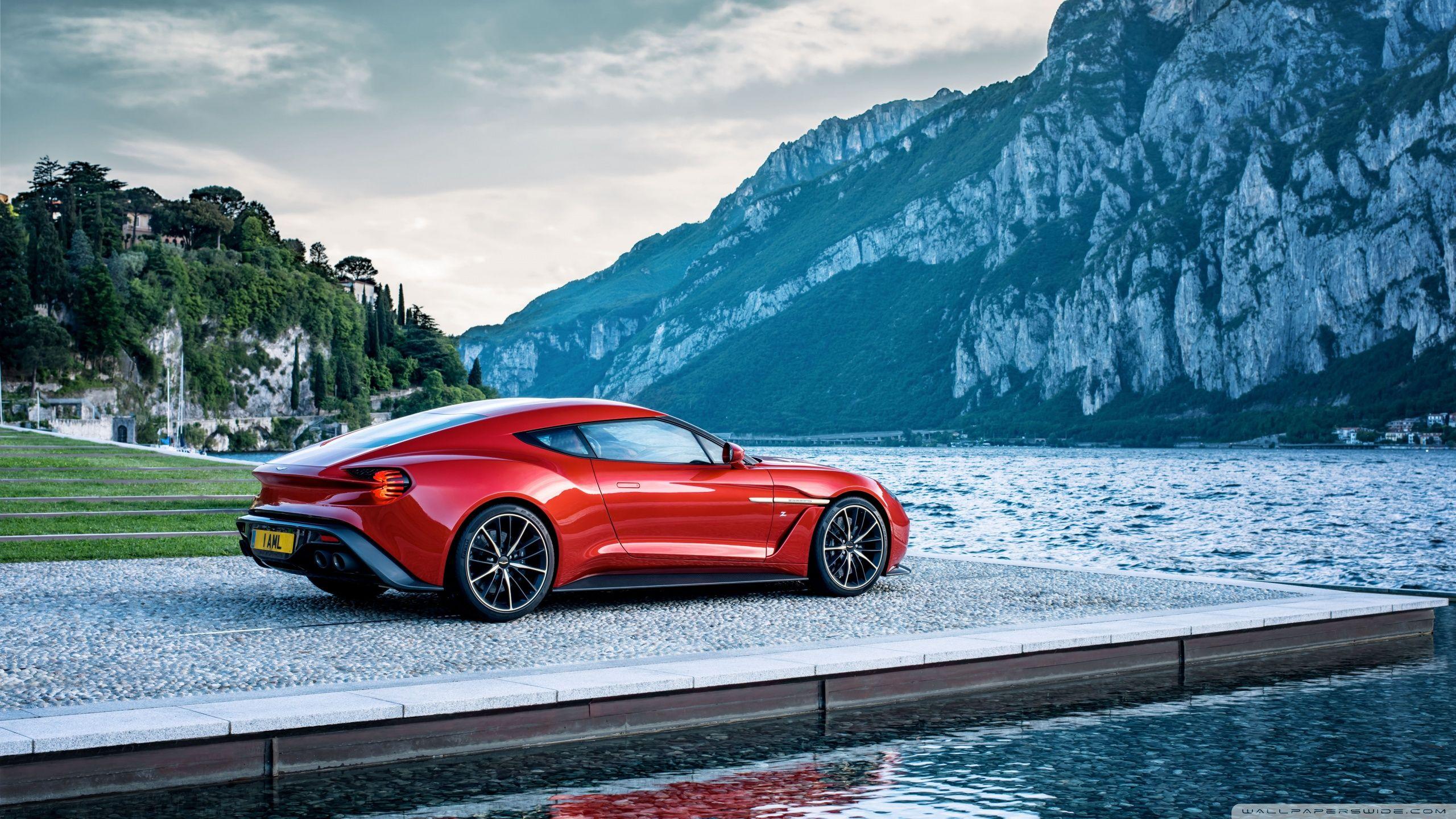 2560x1440 Xe thể thao Aston Martin màu đỏ ❤ Hình nền máy tính để bàn HD 4K