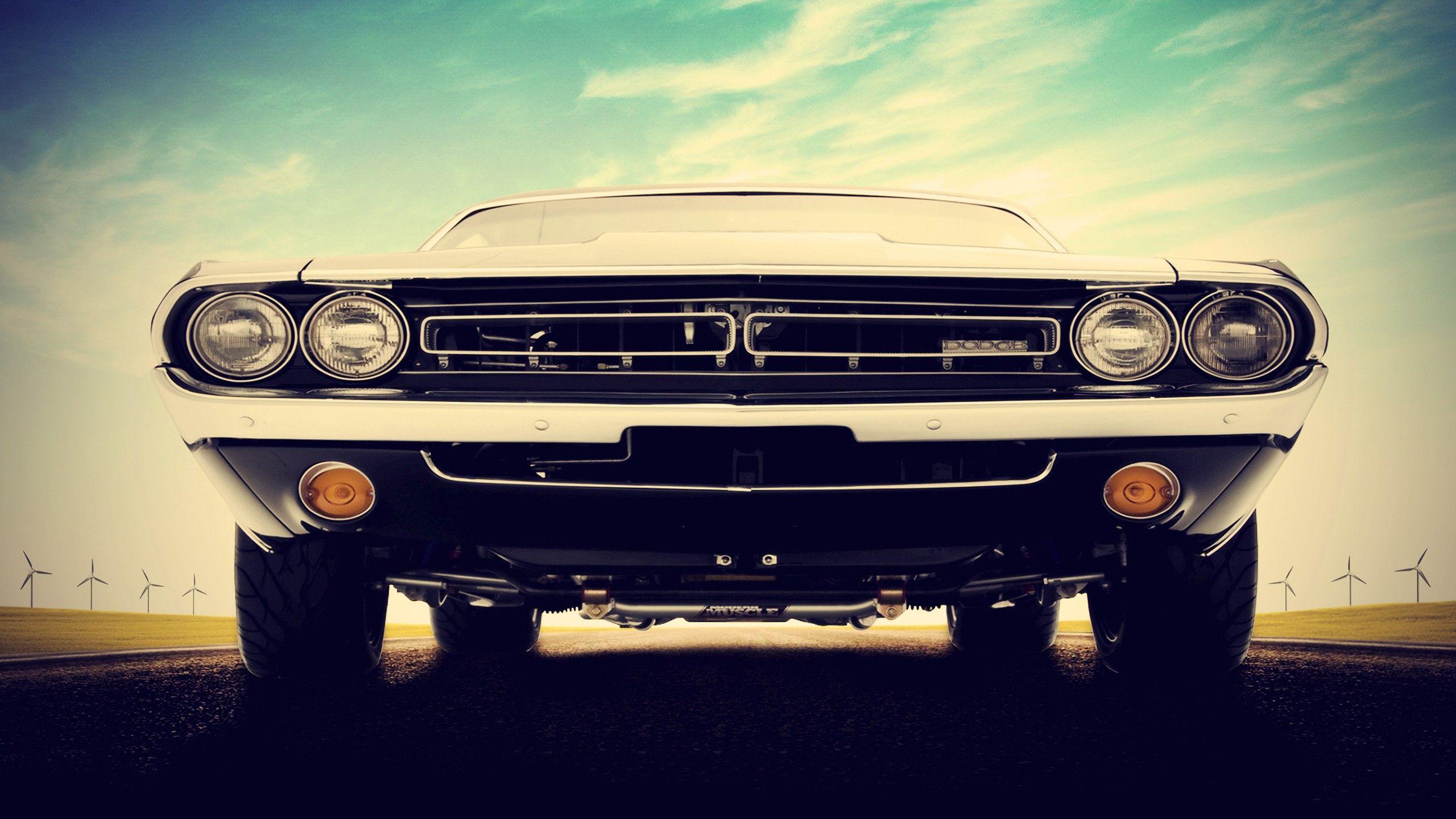 2560x1440 car, Dodge, Dodge Challenger, Muscle Cars Wallpaper HD
