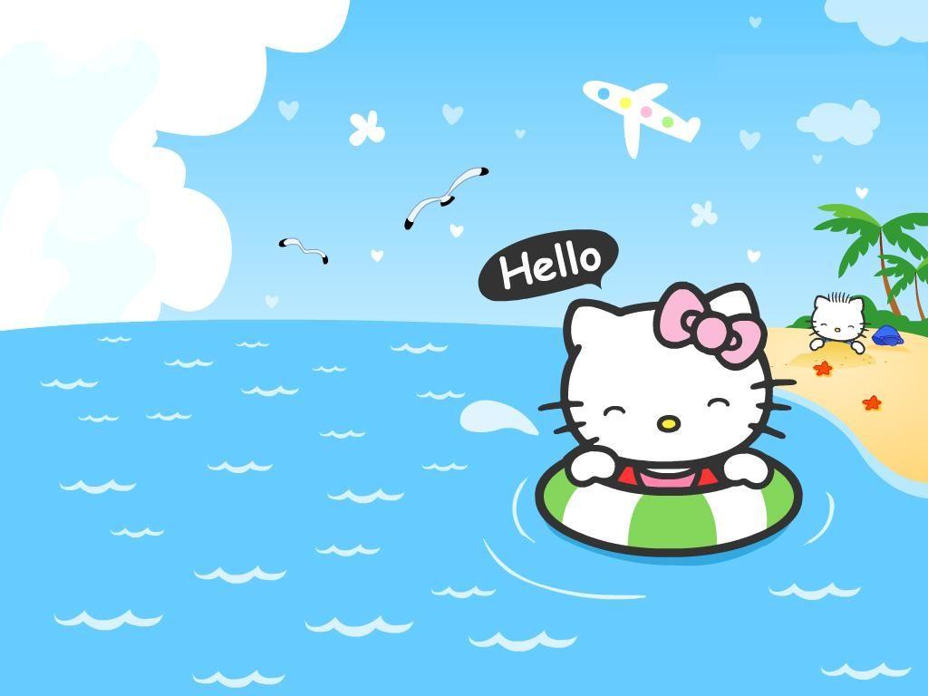 Hello Kitty Summer Wallpapers - Top Free Hello Kitty Summer Backgrounds -  WallpaperAccess
