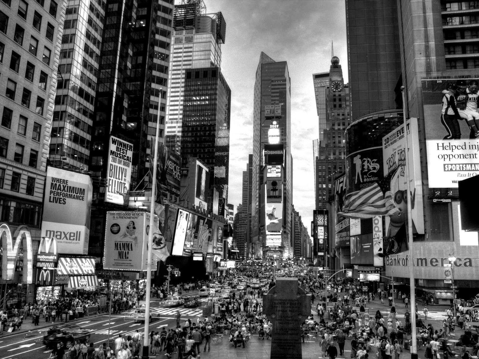 1600x1200 NYC Black And White Wallpaper By Francisco Kelley