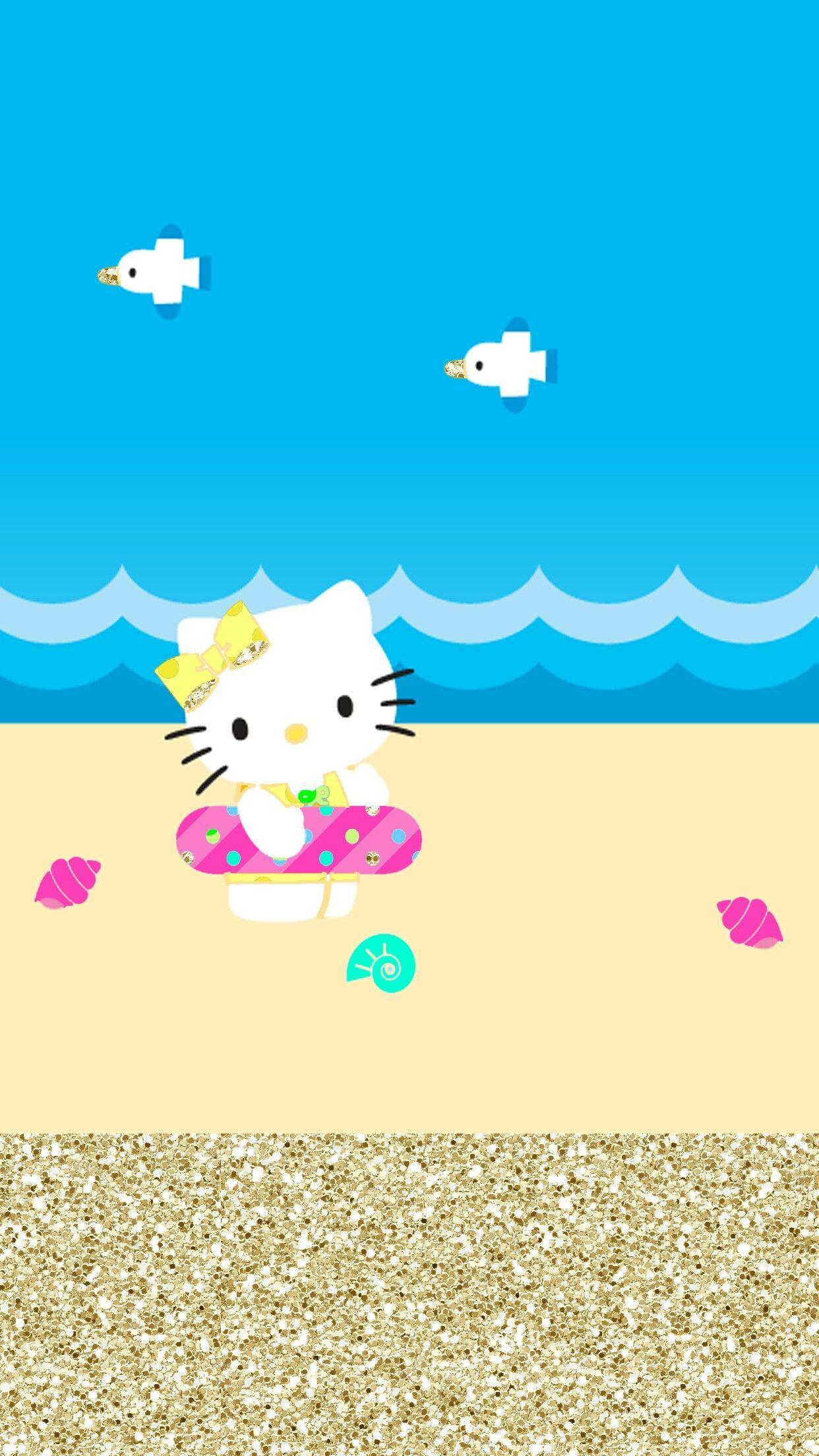 Hello Kitty Beach Wallpapers - Top Free Hello Kitty Beach Backgrounds ...