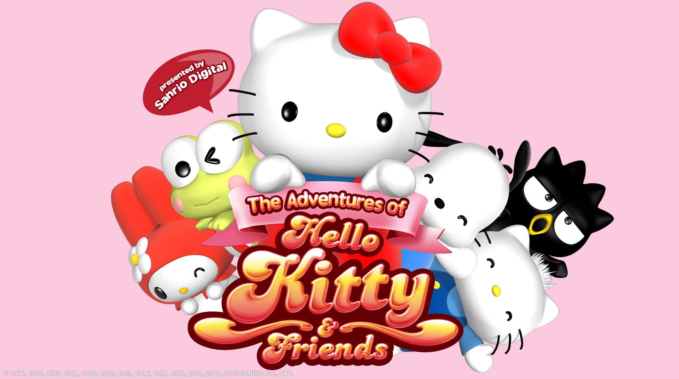 2340x1308 Free Hello Kitty Wallpaper for Party Invitation Card Design. HD