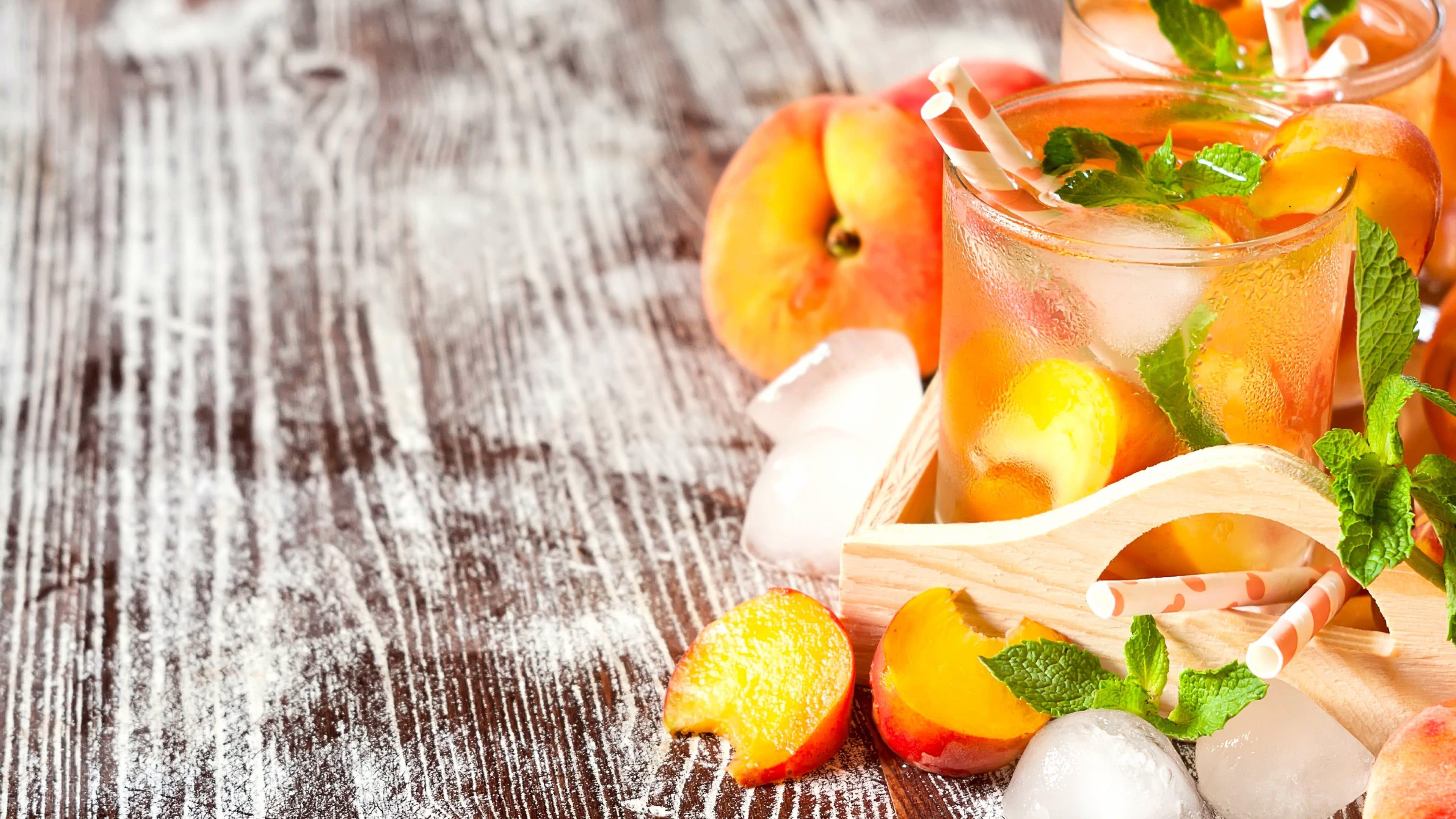 3840x2160 Peach Cocktail UHD 4K Wallpaper