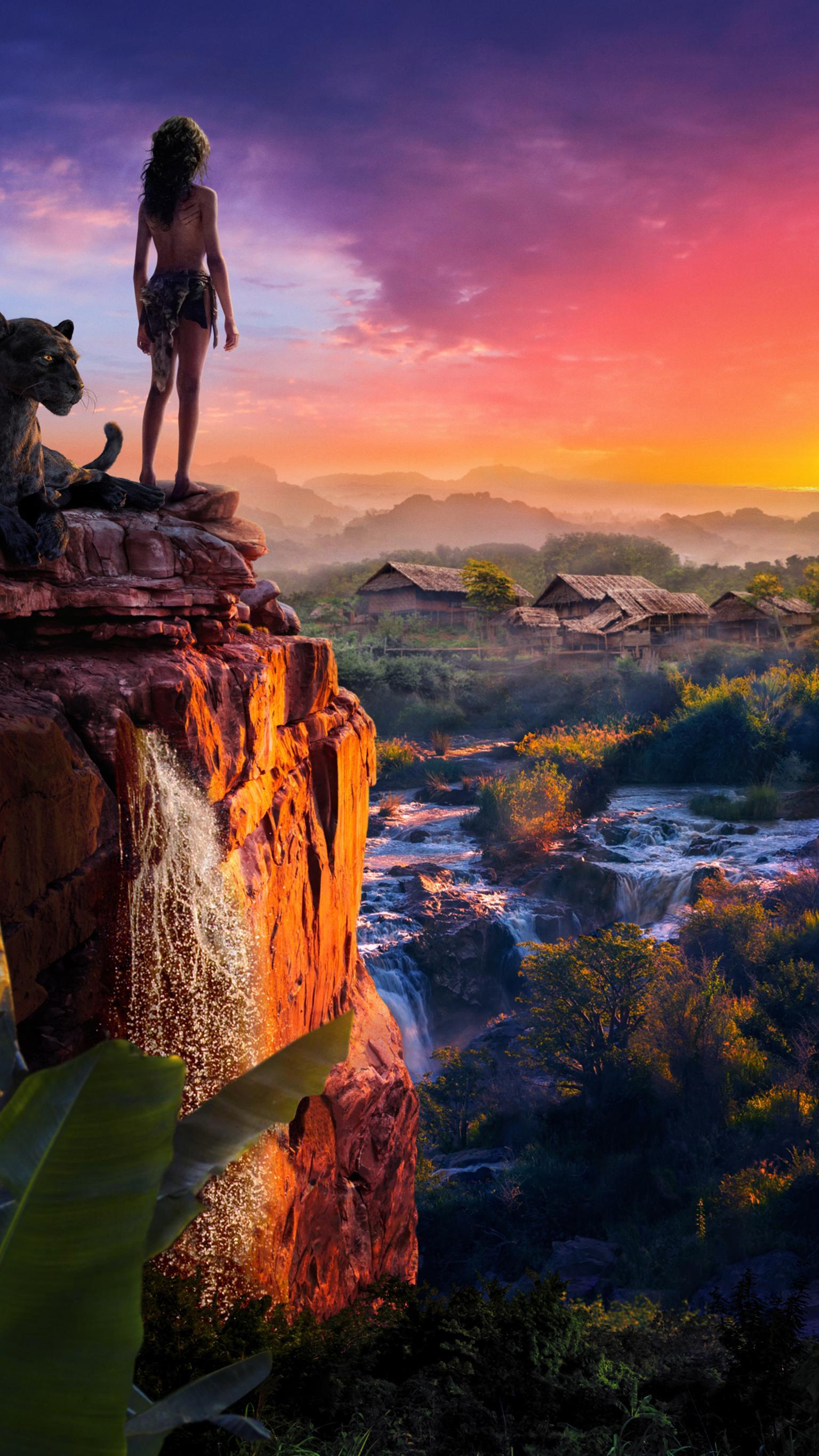 1536x2732 Mowgli: Legend of the Jungle (2018) Phone Wallpaper