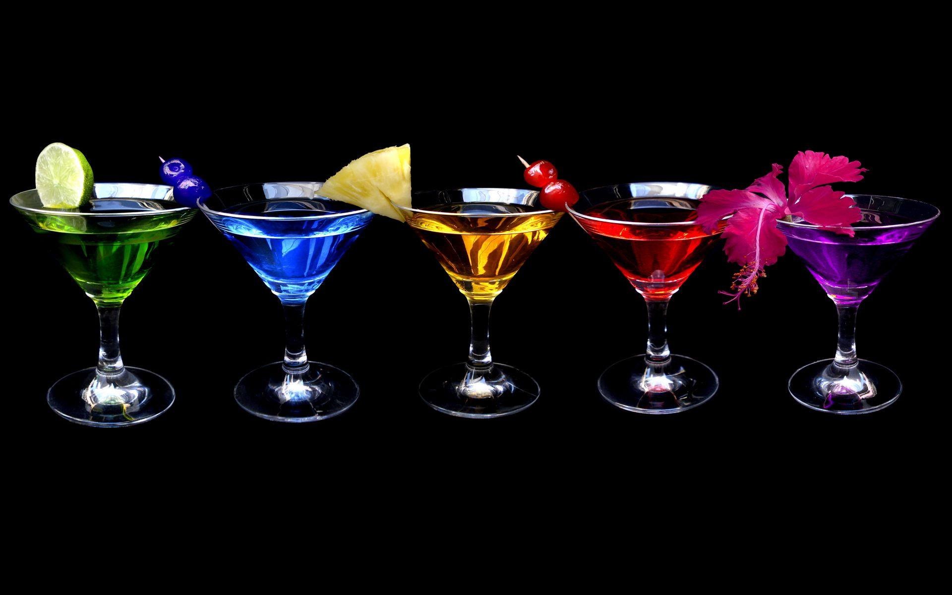 1920x1200 Rainbow Cocktails wallpaper. Rainbow Cocktails