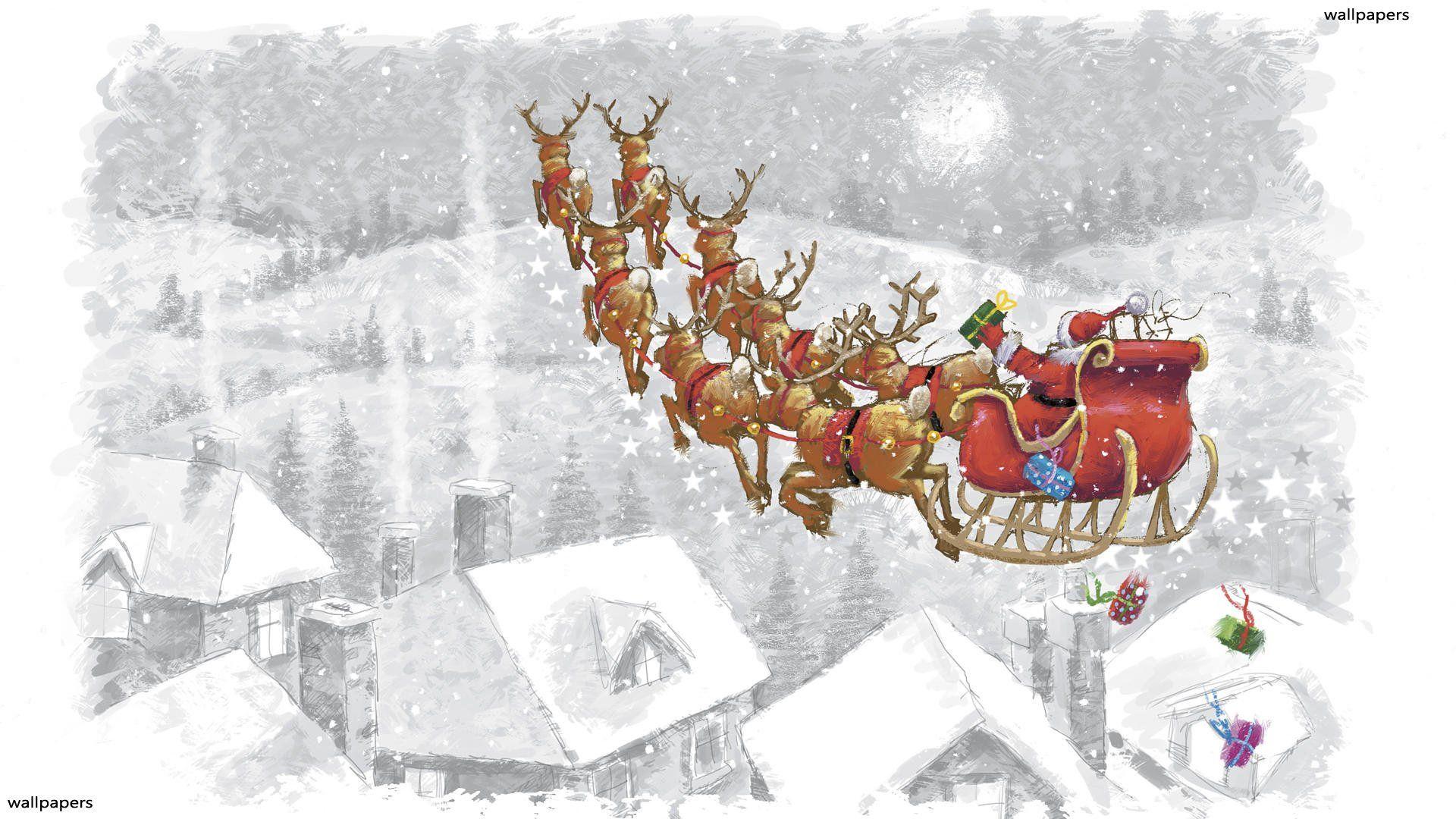 1920x1080 Santa is coming HD Wallpaper