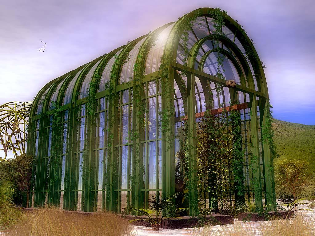 1024x768 greenhouse «1024x768 «Anime wallpaper «Anime wallpaper