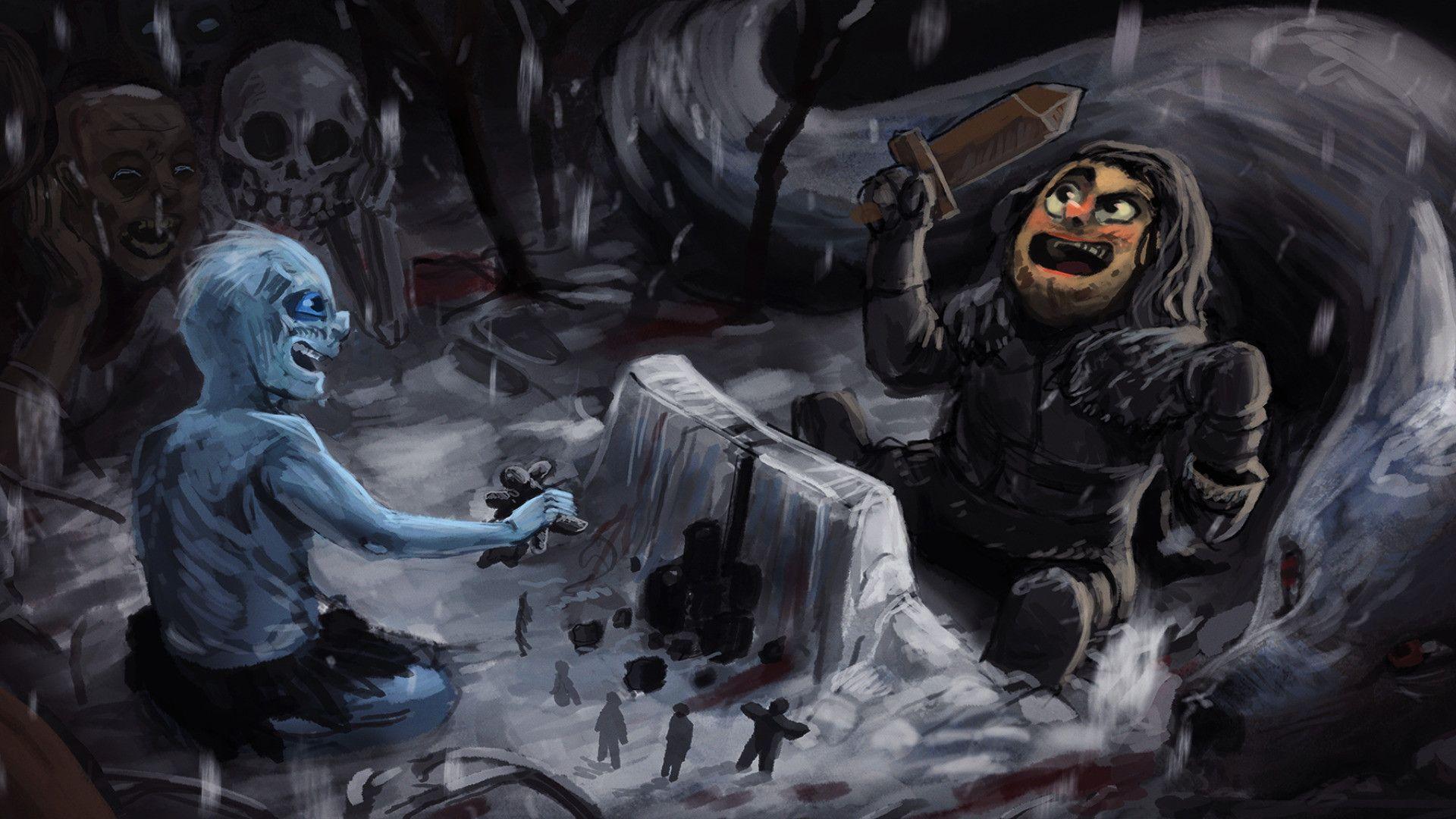 1920x1080 snow walkers wallpaper