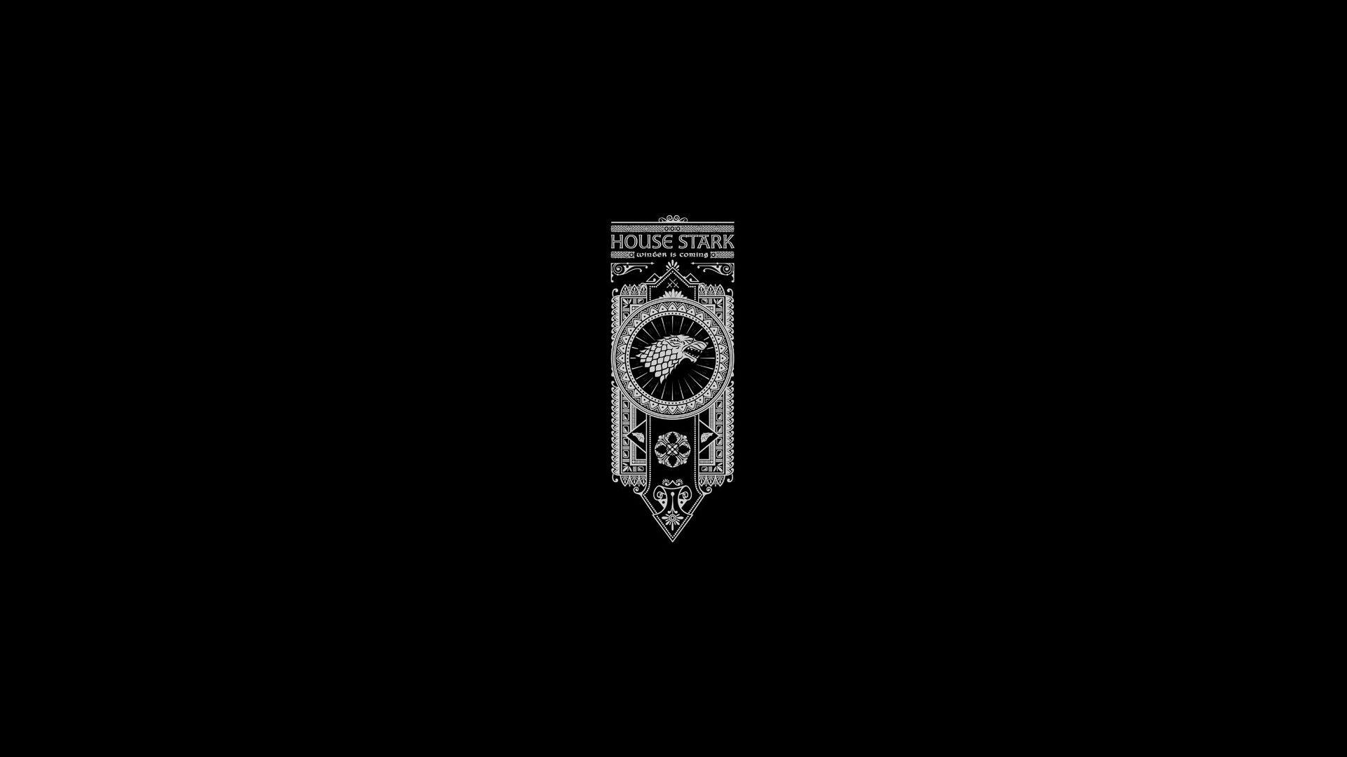 1920x1080 House Stark Wallpaper