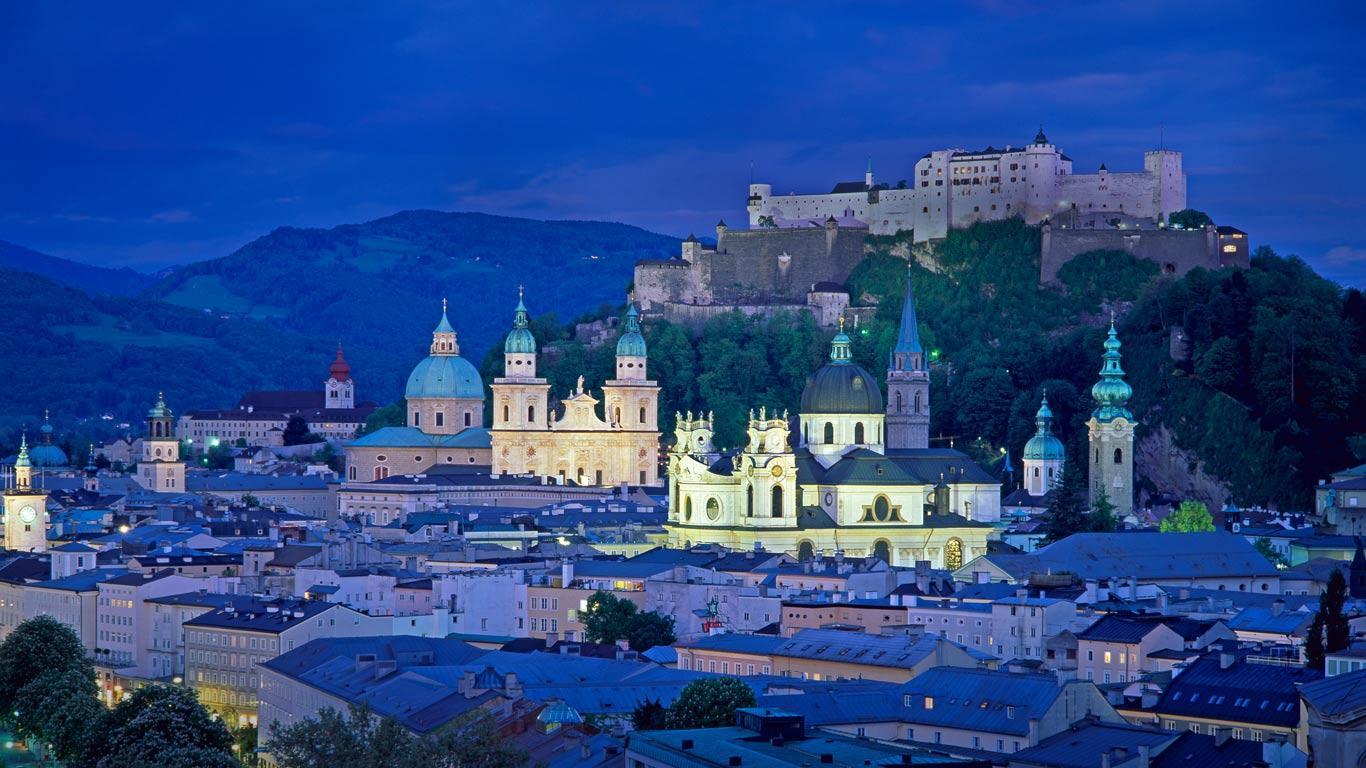 1366x768 Salzburg Wallpaper
