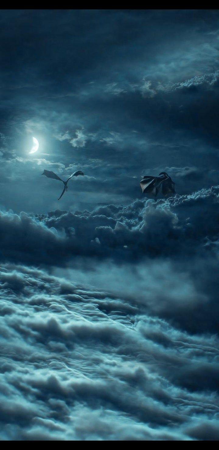 720x1480 Above the Battle of Winterfell. Smart Phone Wallpaper