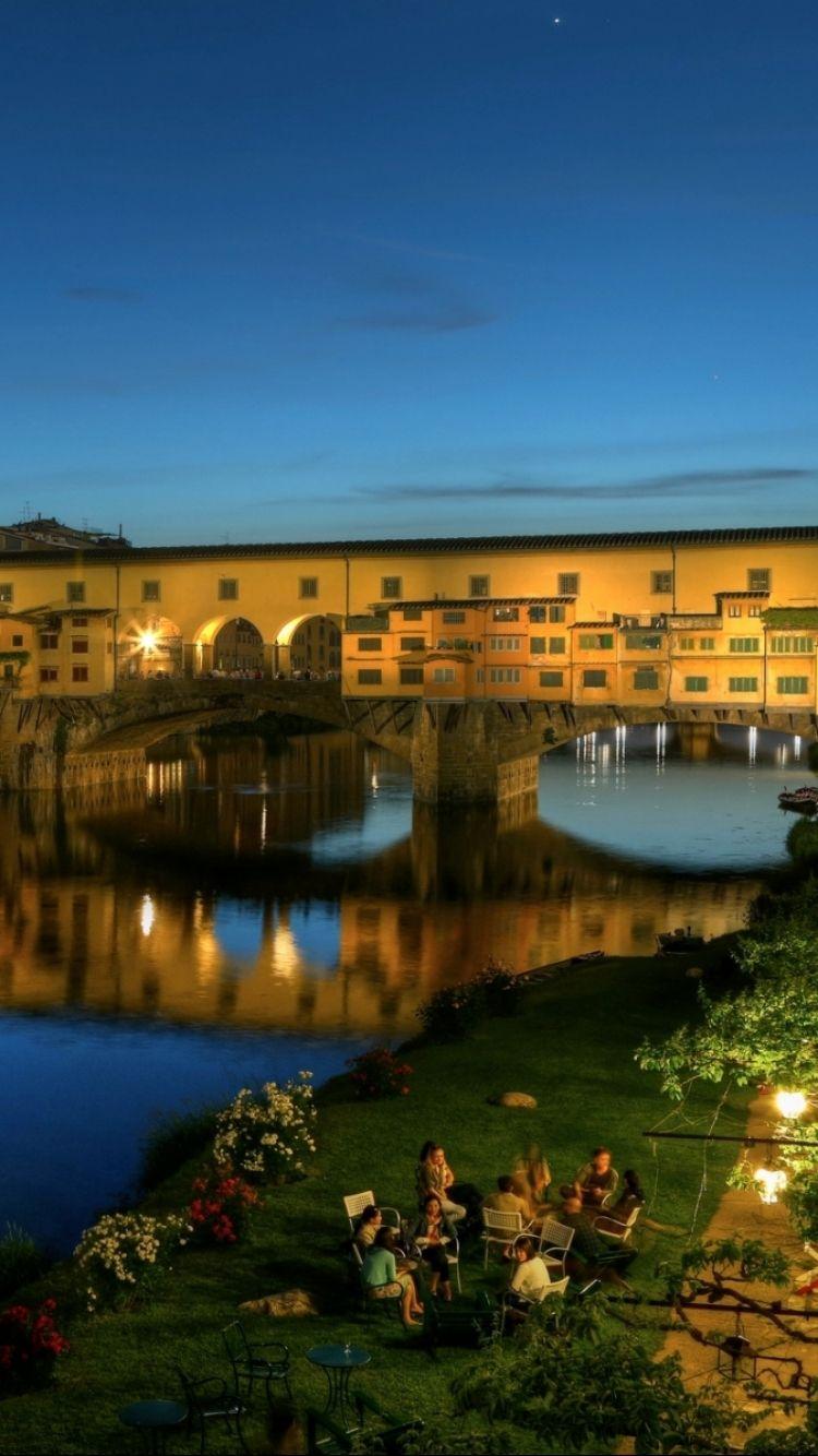750x1334 Man Made Ponte Vecchio (750x1334) Wallpaper