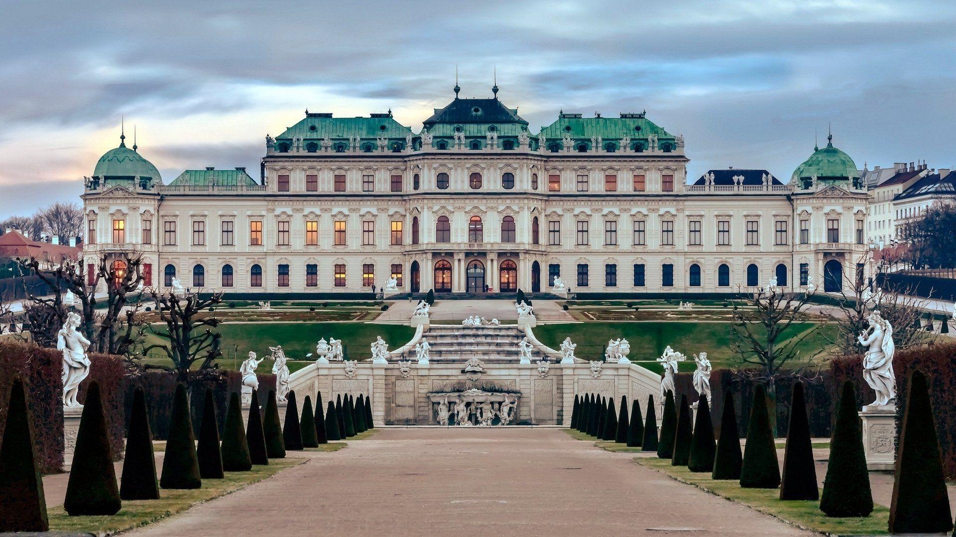 1920x1080 Belvedere Palace HD Wallpaper and Background Image