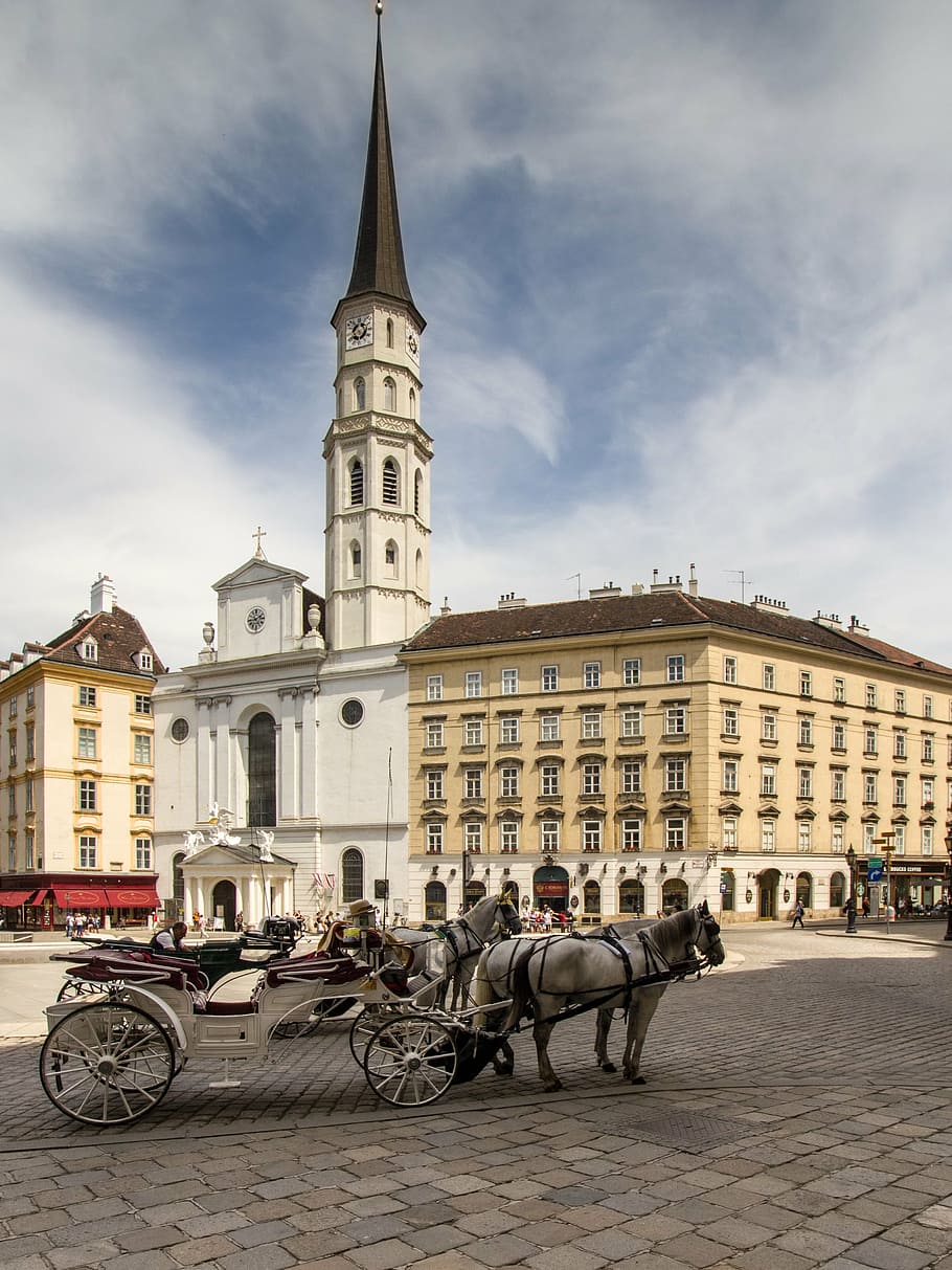 910x1213 HD wallpaper: st michael's church, vienna, downtown