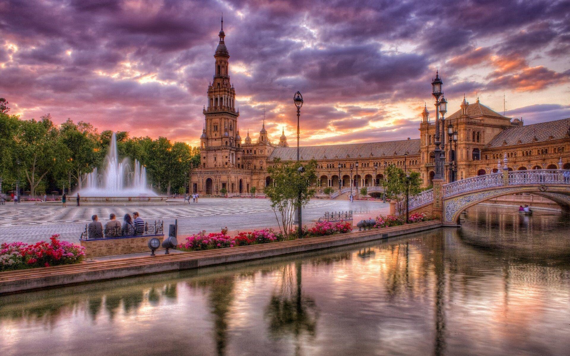 Seville, hình nền thành phố Tây Ban Nha - Top Hình Ảnh Đẹp