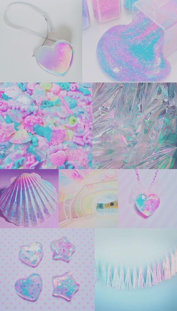 731x1280 loubeccabeewalls: “Iridescent collage wallpaper ”. Unicorns