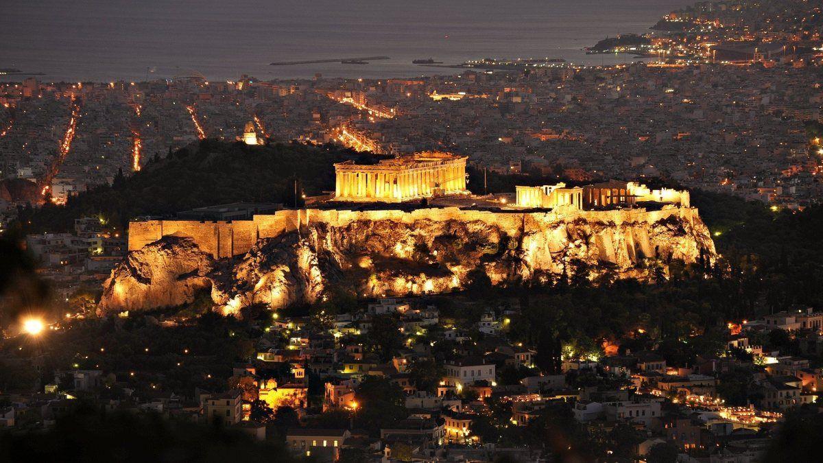1200x675 Parthenon At Night Athens Greece Wallpaper