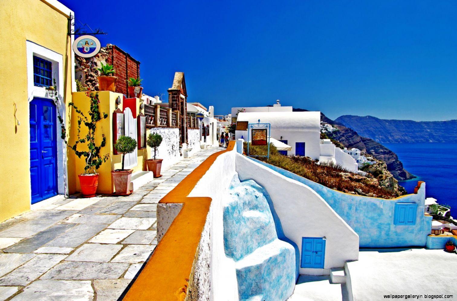 1512x997 Travel World Santorini Greece HD Wallpaper