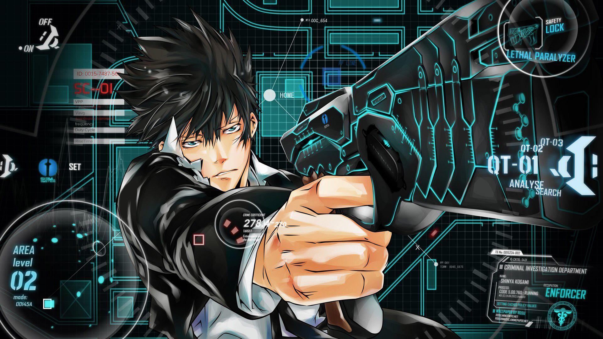 1920x1080 Psycho Pass Shinya Wallpaper HD