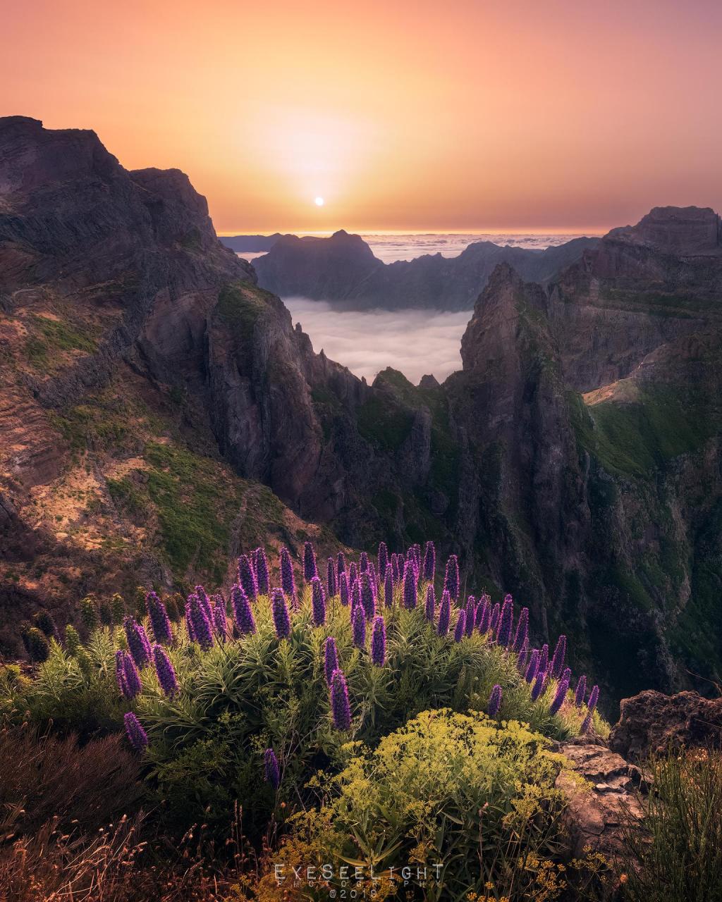 1024x1280 Dracarys above the clouds, an amazing sunset on Madeira