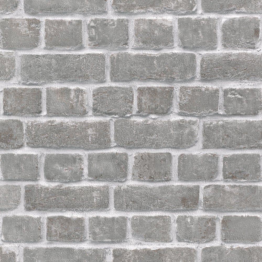 1000x1000 House Brick Pattern Wallpaper Faux Effect Realistic Stone Textured 213607