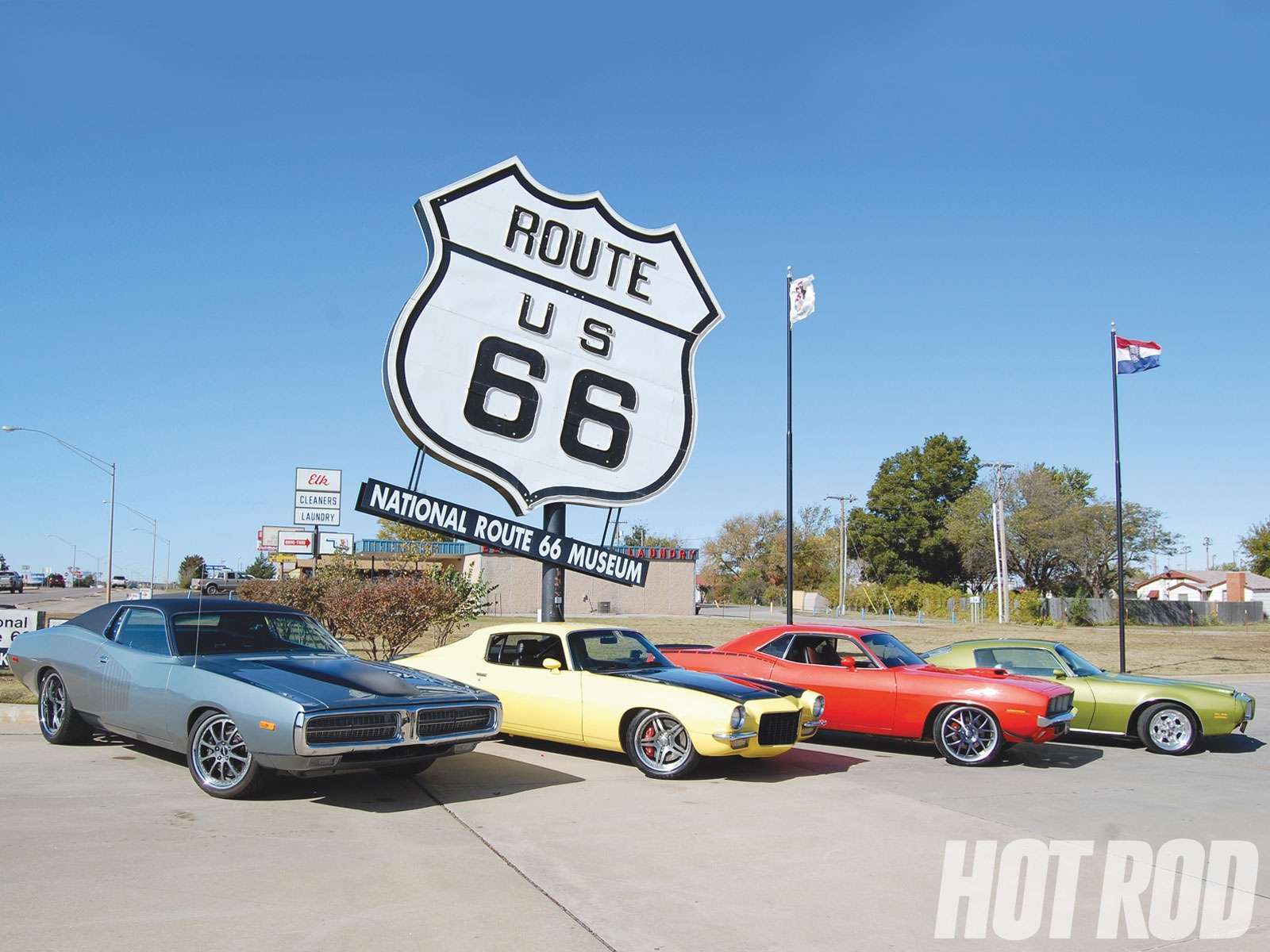 1600x1200 Muscle On Route 66 Wallpaper : HD Car Wallpaper
