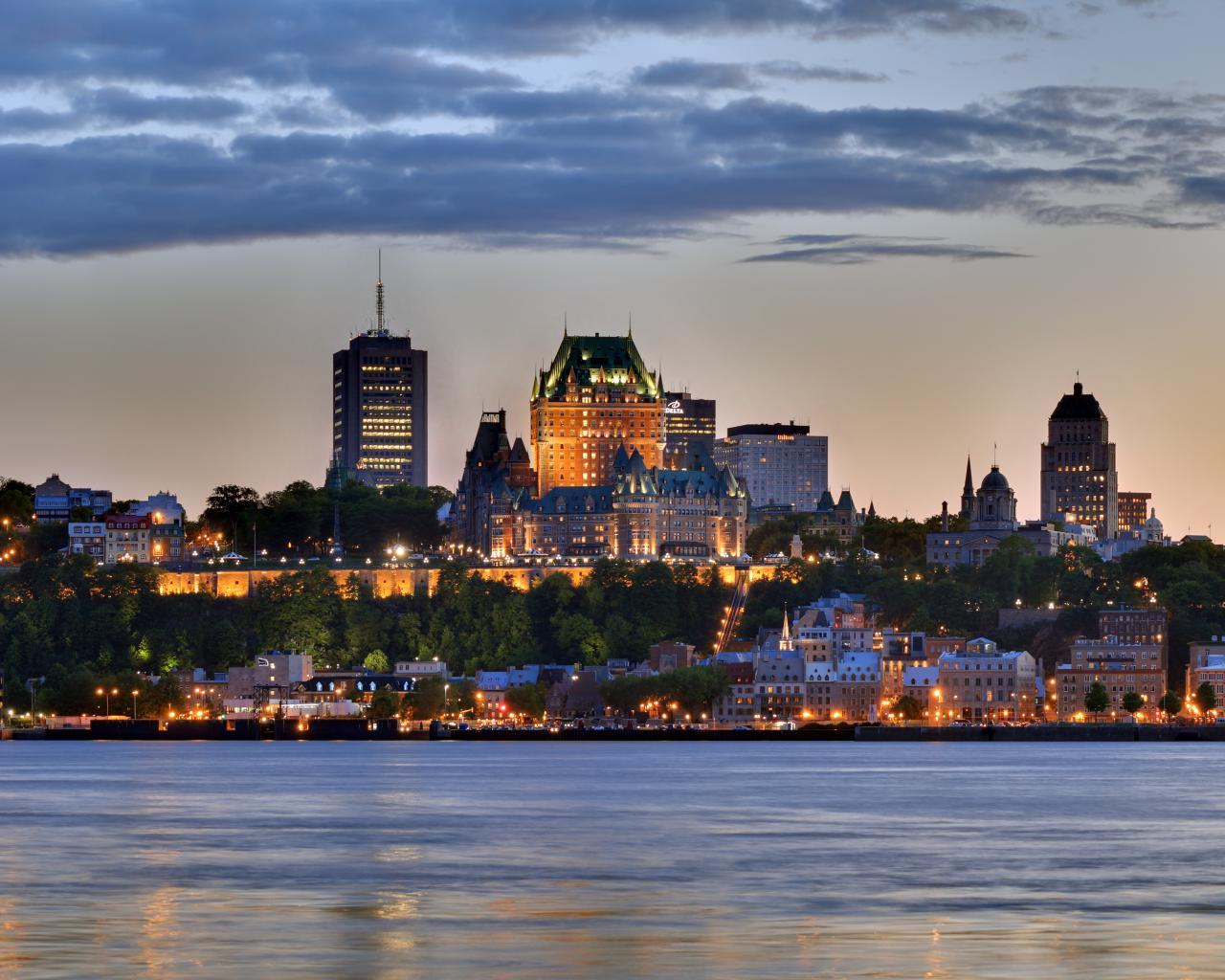1280x1024 Hình nền Thành phố Quebec - Hình ảnh HD Anband