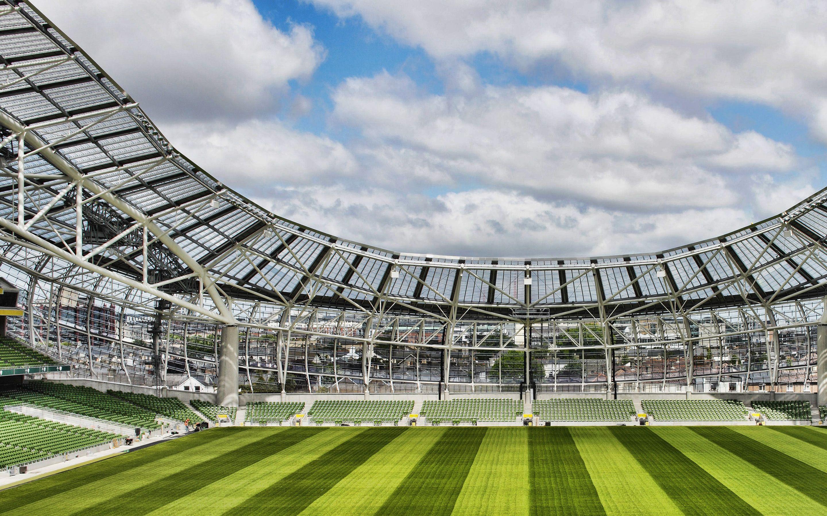 2880x1800 Download wallpaper Aviva Stadium, Dublin, football stadium