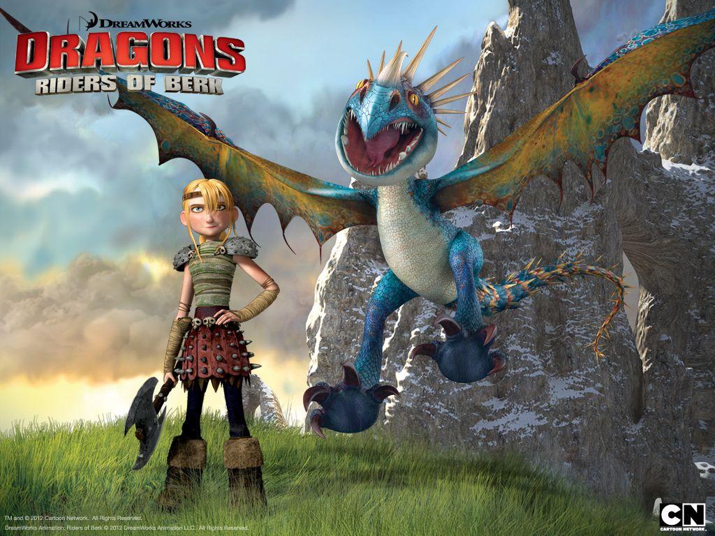 1024x768 Dragons: Riders of Berk wallpaper Dragons