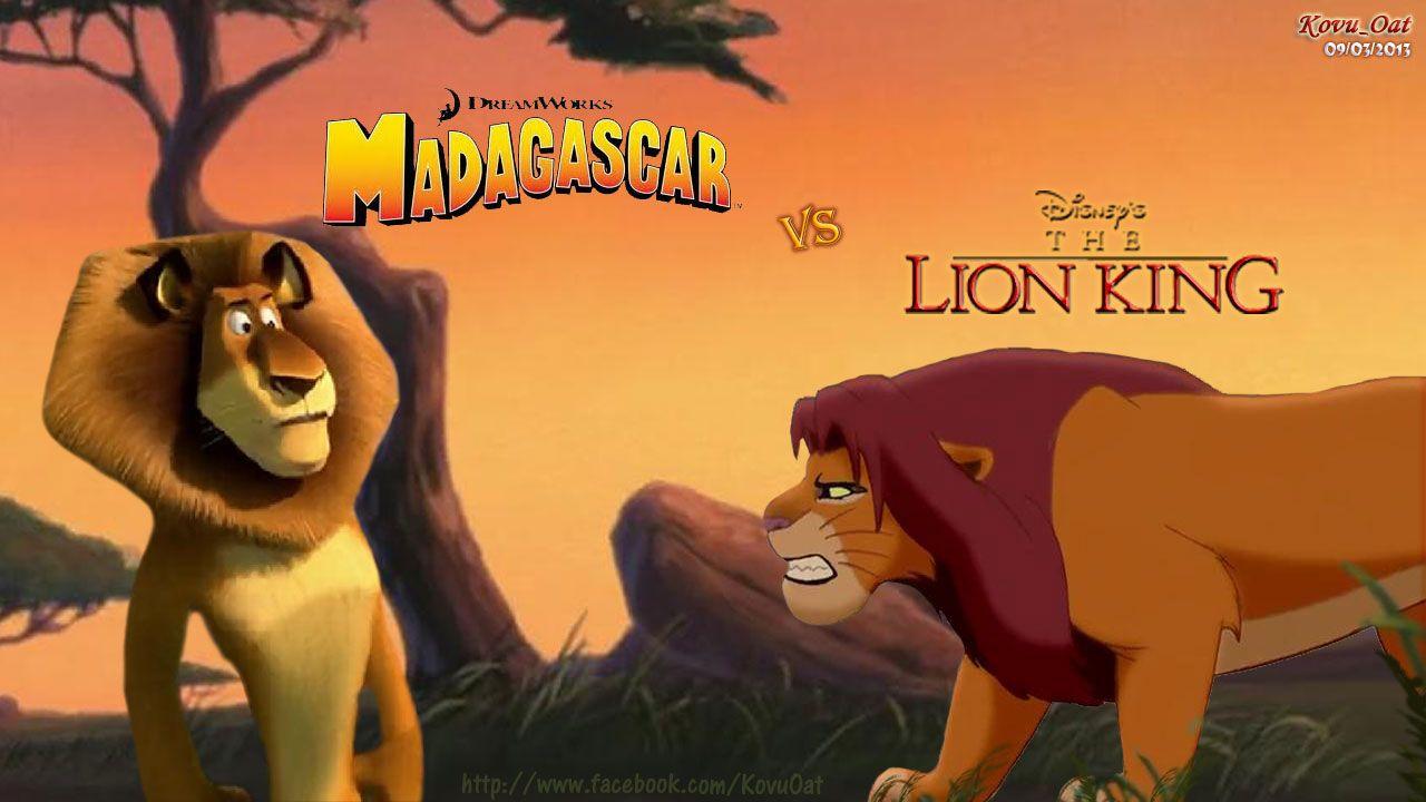 1280x720 The Lion King Simba Disney Vs Alex Dreamworks HD Image