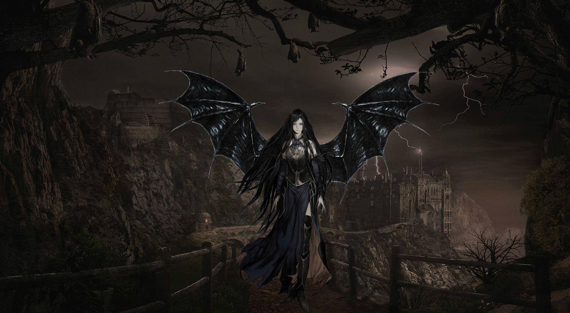 1920x1056 angels and demons art.. art dark horror gothic demons angels