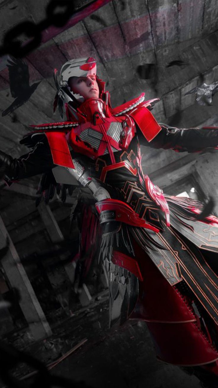736x1308 The Blood Raven X Suit PUBG Mobile 4K Ultra HD Mobile Wallpaper for iPhone & Android