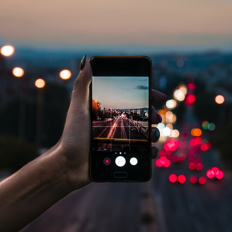 910x910 Phone, 4k wallpaper, blur, camera