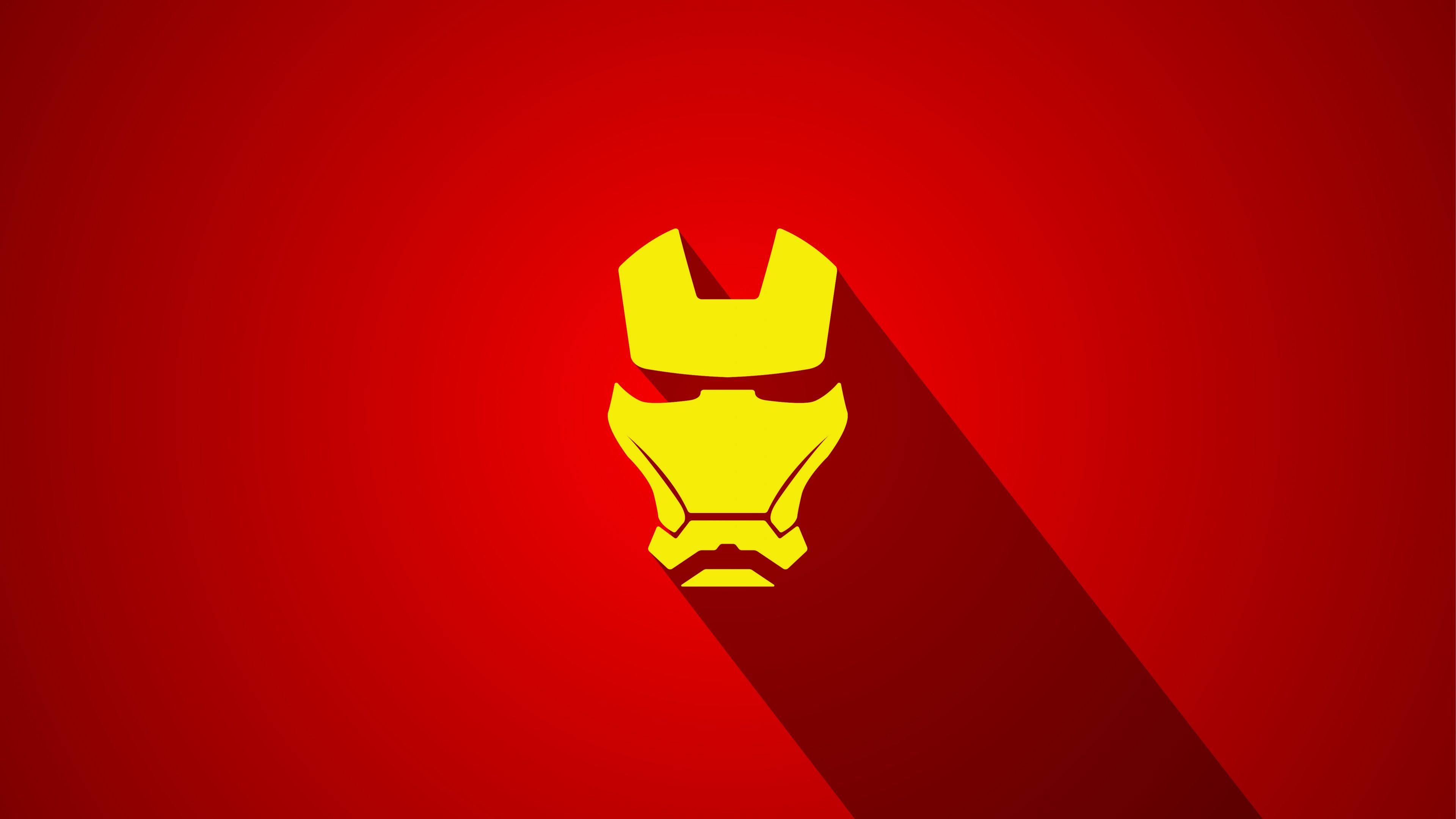 3840x2160 Iron Man Wallpaper 4K, Minimalist