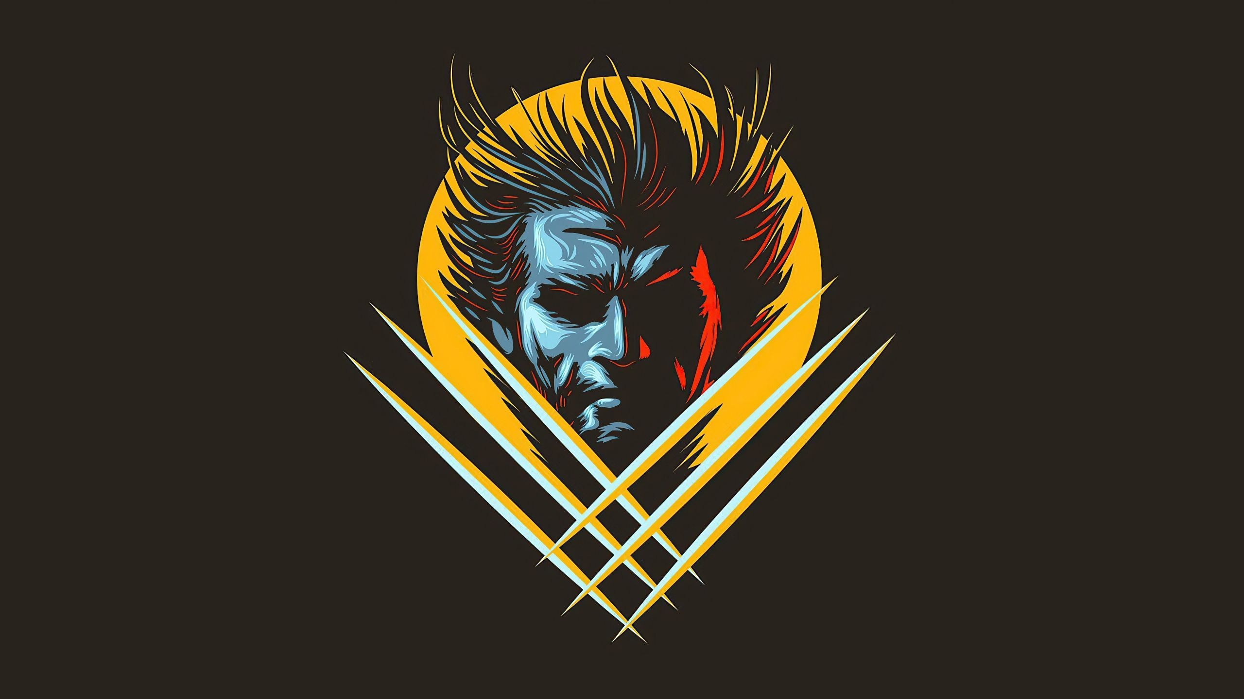 2560x1440 wallpaper 2560x1440 wolverine, claws