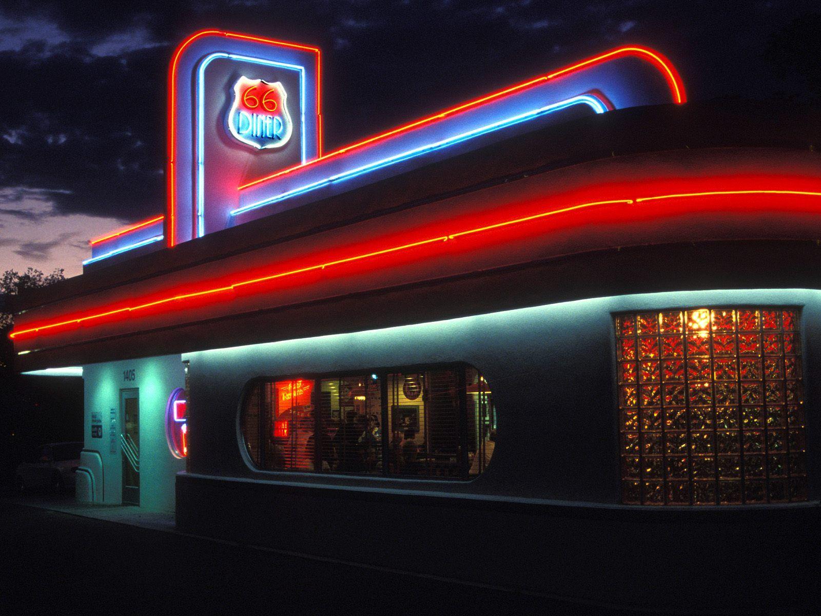 1600x1200 Diner Wallpaper