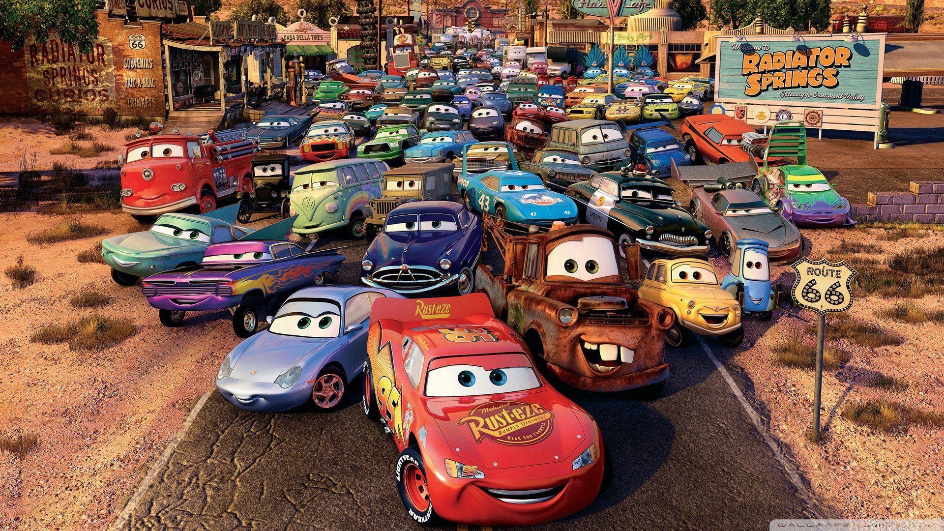 1920x1080 Route 66 Cars Movie. VIP Wallpaper. HD Wallpaper for Desktop